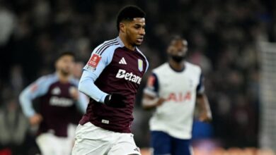 راشفورد يحظى بترحيب حار في أول ظهور له مع أستون فيلا