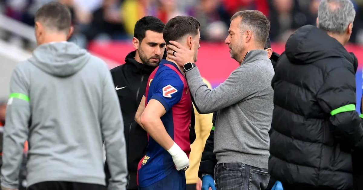 برشلونة مهدد بفقدان جافي أمام فالنسيا بسبب إصابة في الأس