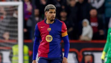 إصابة جديدة لأراوخو قد تبعده عن الملاعب لمدة ثلاثة أسابيع