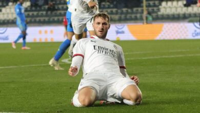 سانتياجو خيمينيز يدخل تاريخ ميلان بهدفه الأول في الكالتشيو