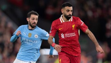 موعد مباراة مانشستر سيتي وليفربول والقنوات الناقلة