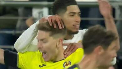 لقطات جديدة تبرئ بيلينغهام من الاتهامات بشأن مشادته مع مدافع فياريال