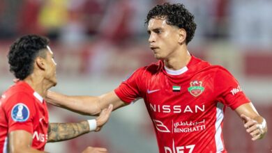 شباب الأهلي يضع قدمًا في نهائي كأس مصرف أبو ظبي بفوز مستحق على الشارقة