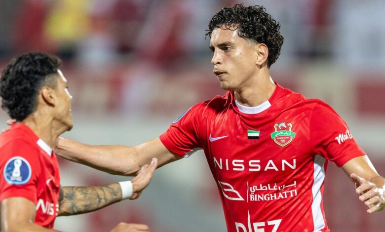 شباب الأهلي يضع قدمًا في نهائي كأس مصرف أبو ظبي بفوز مستحق على الشارقة