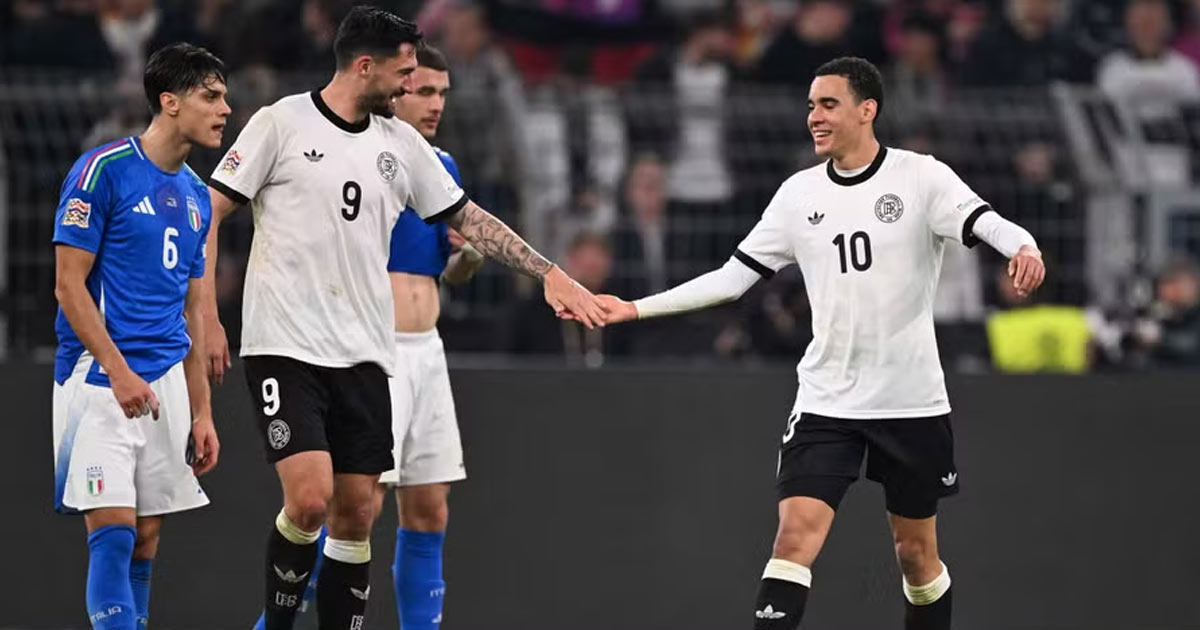 ألمانيا تفلت من انتفاضة إيطاليا وتحجز مقعدها في نصف نهائي دوري الأمم