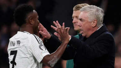 أنشيلوتي يُغلق باب الشكوك: فينيسيوس جزء لا يتجزأ من ريال مدريد