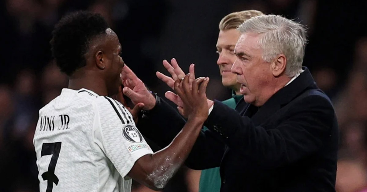 أنشيلوتي يُغلق باب الشكوك: فينيسيوس جزء لا يتجزأ من ريال مدريد