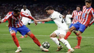 فوز ضئيل لريال مدريد على أتلتيكو في ذهاب ثمن نهائي دوري أبطال أوروبا