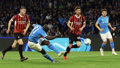 نابولي يتجنب التعادل مع ميلان ويُجدد مطاردة إنتر في صدارة الدوري الإيطالي