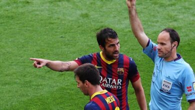 الحكم ماتيو لاهوز يعترف: أخطأت بحرمان برشلونة من لقب الليغا 2014