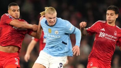 ما التشكيل المتوقع لمانشستر سيتي أمام نوتينغهام فورست في البريمييرليغ؟