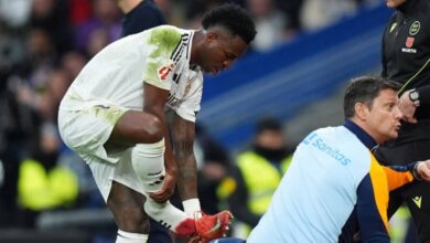 فينيسيوس وبيلينغهام ورودريغو يتعرضون لإصابات خفيفة قبل ديربي مدريد