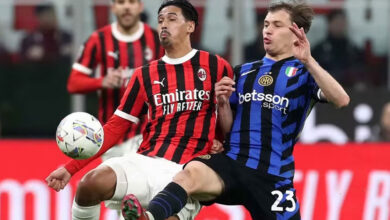 تشالهانوغلو يُجنب الإنتر الخسارة من ميلان في ذهاب نصف نهائي كأس إيطاليا