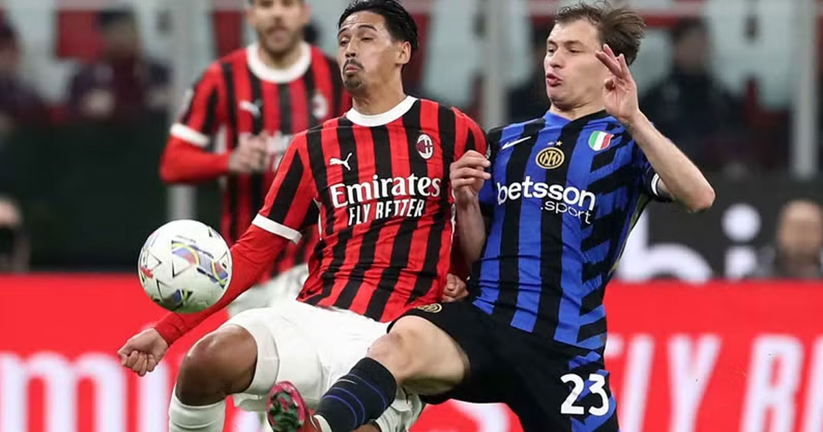 تشالهانوغلو يُجنب الإنتر الخسارة من ميلان في ذهاب نصف نهائي كأس إيطاليا