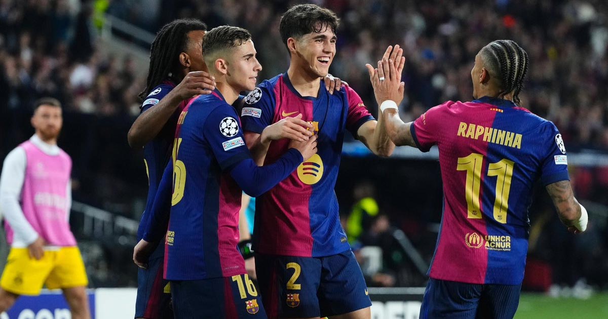 برشلونة يسحق دورتموند ويضع قدمًا في نصف نهائي دوري الأبطال