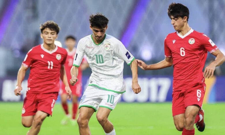 مباشر الآن.. نتيجة مباراة عمان وإيران في كأس آسيا للناشئين