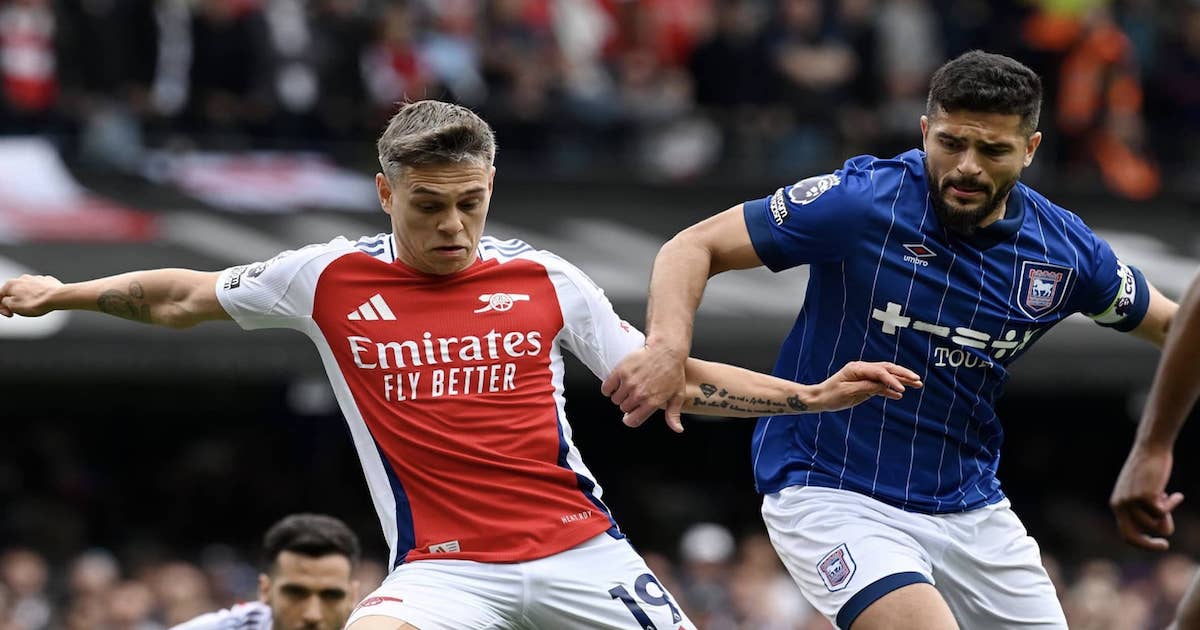 مباشر الآن.. نتيجة مباراة إبسويتش تاون وأرسنال في الدوري الإنجليزي