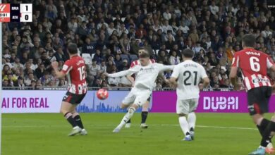 في مباراة الفرص الضائعة.. ريال مدريد يُسقط بلباو بهدف صاروخي من فالفيردي