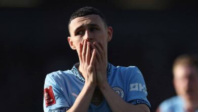 فودين يرد على الهتافات المسيئة بعد ديربي مانشستر