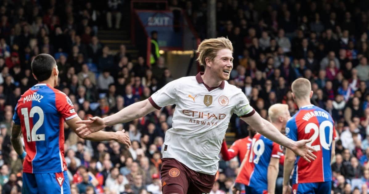 دي بروين في القيادة.. التشكيل المتوقع لمانشستر سيتي أمام كريستال بالاس في البريمييرليغ