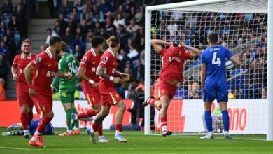 ليفربول يقترب من حسم اللقب وليستر سيتي يودع البريميرليغ رسميًا