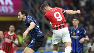 يوفيتش يُبدع بثنائية ويقود ميلان لاكتساح الإنتر وبلوغ نهائي كأس إيطاليا