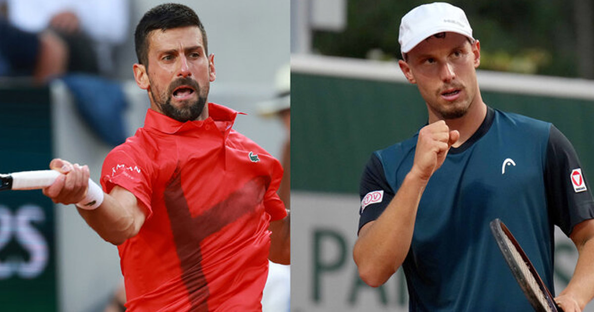 تنس.. دجوكوفيتش يقصي ميزوليتش دون عناء ويبلغ ثمن نهائي رولان غاروس