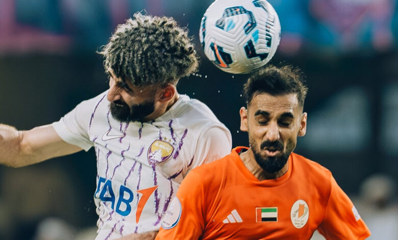 عجمان يفرض التعادل على العين ويضع مصيره الآسيوي في يد الوصل