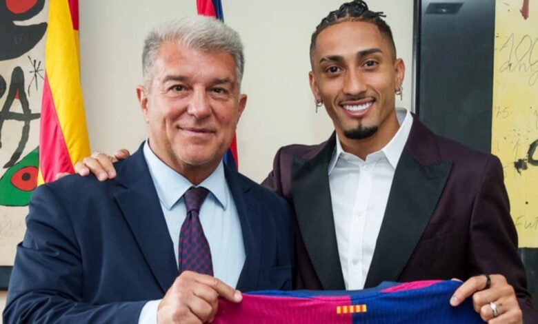 برشلونة يعلن تجديد عقد رافينيا حتى 2028 بعد موسم استثنائي