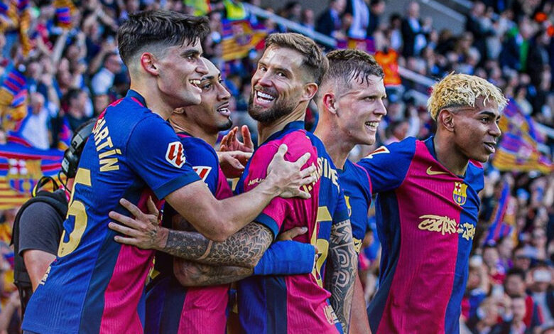 رغم هاتريك مبابي.. برشلونة يقهر ريال مدريد بفوزٍ مجنون ويقترب من حسم لقب الليغا