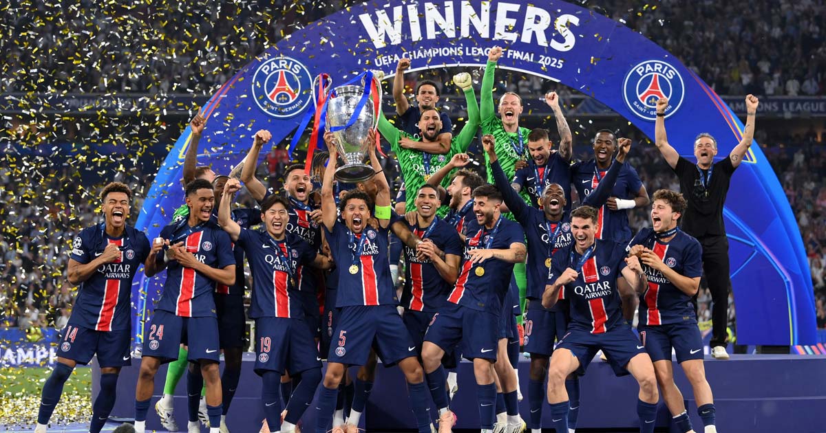 باريس سان جيرمان يدهس الإنتر بخماسية ويخطف اللقب الأوروبي لأول مرة