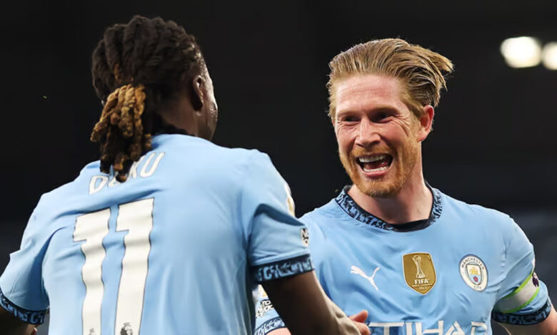 دي بروين يعاقب ولفرهامبتون ويضع مانشستر سيتي على أعتاب دوري الأبطال