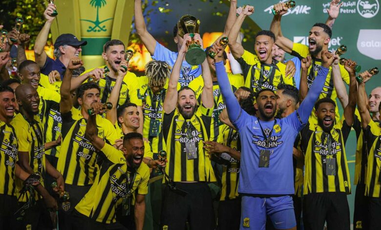 العميد يُكمل الثنائية.. الاتحاد يقسو على القادسية ويتوج بكأس ملك السعودية