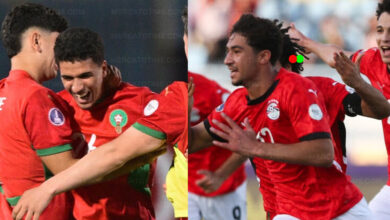 موعد مباراة مصر والمغرب في كأس إمم إفريقيا للشباب والقنوات الناقلة