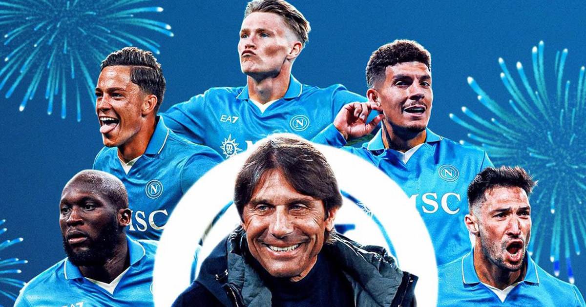 دوري مكتومناي.. كونتي يصنع المعجزة ويقود نابولي للتتويج الرابع بالاسكوديتو