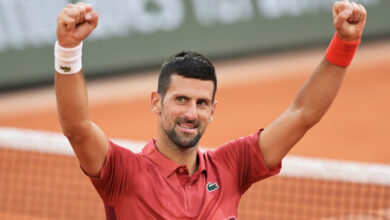 تنس.. موعد نوفاك دجوكوفيتش وماكنزي مكدونالد في رولان غاروس والقنوات الناقلة
