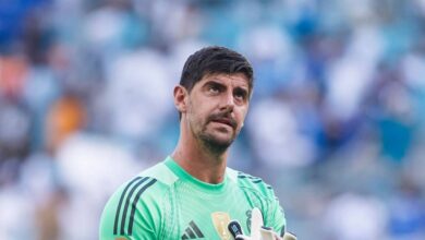 كورتوا ينتقد أداء ريال مدريد ويعترف: ما زلنا نلعب بعادات أنشيلوتي