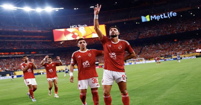 وسام أبو علي يسجل هاتريك للأهلي أمام بورتو في مونديال الأندية