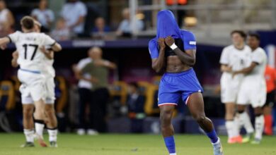 حسرة فرنسية بعد الخسارة 3-0 أمام ألمانيا في نصف نهائي يورو الشباب 2025
