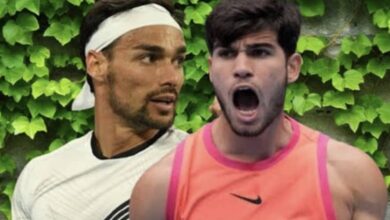 تنس بث مباشر.. مشاهدة مباراة كارلوس ألكاراز وفابيو فونيني في ويمبلدون 2025