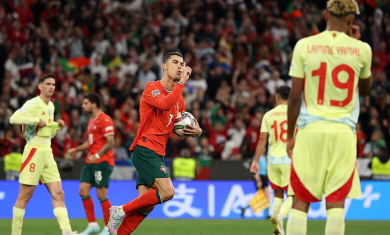 رونالدو يُنقذ البرتغال وكوستا يقودها لاسقاط إسبانيا والتتويج بلقب دوري الأمم الأوروبية