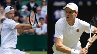 تنس.. يانيك سينر يتسلل إلى ربع نهائي ويمبلدون 2025 بعد انسحاب مؤلم لديميتروف