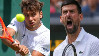 بث مباشر تنس.. مشاهدة مباراة نوفاك دجوكوفيتش وفلافيو كوبولي في ويمبلدون 2025