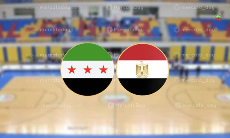 بث مباشر كرة سلة.. مشاهدة مباراة مصر وسوريا الودية