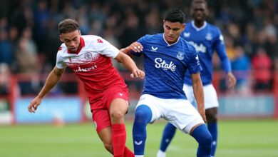 أكرينغتون يُفاجئ إيفرتون ويفرض عليه التعادل ضمن تحضيرات الموسم الجديد