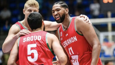 كرة سلة.. لبنان يضع حدًا لتألق مصر ويحسم لقب كأس بيروت الدولية الودية