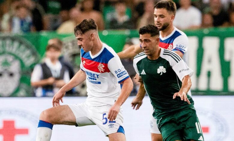 رينجرز يتعادل مع باناثينايكوس ويتأهل إلى الدور الثالث من تصفيات دوري أبطال أوروبا