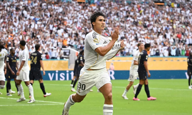 برأسية الواعد غارسيا.. ريال مدريد يُقصي يوفنتوس ويتقدم إلى ربع النهائي