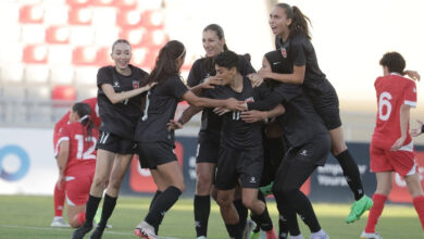الأردن يفتتح مشواره في تصفيات كأس آسيا للسيدات بانتصار كبير على لبنان