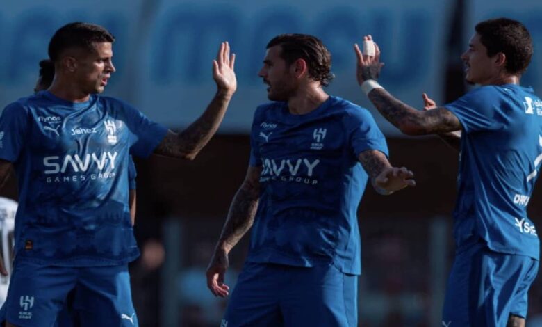 داروين نونيز يحسم فوز الهلال السعودي على مانهايم الألماني "ودياً"